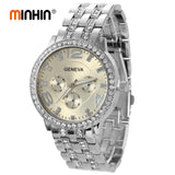 MINHIN Luxury Women Dress Watches New Design Quartz Wristwatches Fashion Casual Gold/Silver/Rose Gold Colors Bracelet Watch - one46.com.au