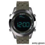 men sports watches men digital watches LED display rubber band watch BOAMIGO fashion brand red clock 30M waterproof wristwatches - one46.com.au