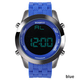 men sports watches men digital watches LED display rubber band watch BOAMIGO fashion brand red clock 30M waterproof wristwatches - one46.com.au