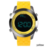 men sports watches men digital watches LED display rubber band watch BOAMIGO fashion brand red clock 30M waterproof wristwatches - one46.com.au