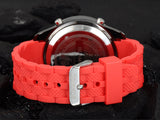 men sports watches men digital watches LED display rubber band watch BOAMIGO fashion brand red clock 30M waterproof wristwatches - one46.com.au