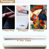 QKART Posters and Prints Canvas Painting Deer Wall Pictures for Living Room Decorative Pictures Home Decor Oil Painting - one46.com.au