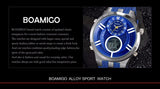 men sports watches men digital watches LED display rubber band watch BOAMIGO fashion brand red clock 30M waterproof wristwatches - one46.com.au