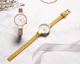 NAVIFORCE Women Fashion Blue Quartz Watch Lady Leather Watchband High Quality Casual Waterproof Wristwatch Gift for Wife 2019 - one46.com.au