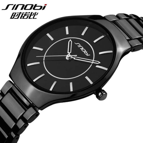SINOBI Watch Men Watch Waterproof Fashion Men's Watch Mens Watches Top Brand Luxury Stainless Steel Male Clock relogio masculino - one46.com.au