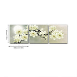 11094 Cross Section Branch & White Flower Frameles Canvas Painting Decoration Art Canvas Modern Home Decoration Painting - one46.com.au