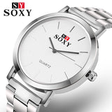Mens Watches Top Brand Luxury Men's Watch Men Watch Fashion Black Stainless Steel Watch Men Clock kol saati relogio masculino - one46.com.au