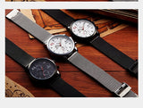 SINOBI Top Brand Men's Chronograph Sport Watches Auto Date Military Men's Watch Men Watch Waterproof Watches Clock reloj hombre - one46.com.au