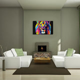 10729 Colorful Animal Lion Frameless Painting Canvas Decorative Painting Art Canvas Modern Home Decoration Painting - one46.com.au