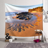 Sea Beach Tree Tapestry Wall Hanging Wall Tapestry Blanket Tapestry Living Room Bedroom Farmhouse Decor Wall Fabric Celestial - one46.com.au