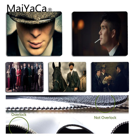 MaiYaCa Beautiful Anime Peaky Blinders Mouse Pad for Laptop Unique Desktop Pad Game Mousepad - one46.com.au