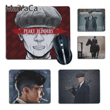 MaiYaCa  Tommy Shelby Peaky Blinders Customized laptop Gaming small mouse pad Size 25x29cm 18x22cm Rubber Mousemats - one46.com.au