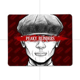 MaiYaCa  Tommy Shelby Peaky Blinders Customized laptop Gaming small mouse pad Size 25x29cm 18x22cm Rubber Mousemats - one46.com.au