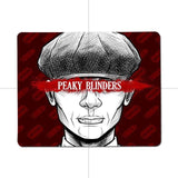 MaiYaCa  Tommy Shelby Peaky Blinders Customized laptop Gaming small mouse pad Size 25x29cm 18x22cm Rubber Mousemats - one46.com.au