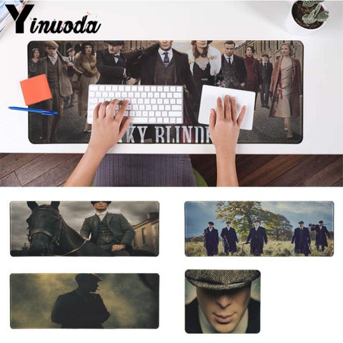 Yinuoda New Arrivals Peaky Blinders Natural Rubber Gaming mousepad Desk Mat Size for 250*290 300*900  400*900mm - one46.com.au