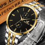 Men's Wrist Watches Mens Watches Top Brand Luxury Orlando Clock Stainless Steel Men's Watch Men erkek kol saati reloj hombre - one46.com.au