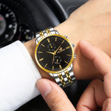 Men's Wrist Watches Mens Watches Top Brand Luxury Orlando Clock Stainless Steel Men's Watch Men erkek kol saati reloj hombre - one46.com.au