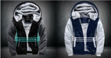 2019 Winter The  Jackets men hipster Coat Anime Justice League Hooded fashion Thick Zipper Sweatshirt fleece tracksuit down - one46.com.au