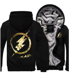 2019 Winter The  Jackets men hipster Coat Anime Justice League Hooded fashion Thick Zipper Sweatshirt fleece tracksuit down - one46.com.au
