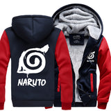Anime Uzimaki Naruto jackets men 2019 fashion harajuku hip-hop zipper hoodies winter casual fleece thicken sweatshirt tracksuits - one46.com.au