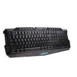 Original Gaming Keyboard USB Tricolor Background lighting 3 Colors Backlit Wired 108 Keys Keyboard for Desktop Laptop PC - one46.com.au