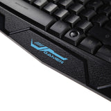 Original Gaming Keyboard USB Tricolor Background lighting 3 Colors Backlit Wired 108 Keys Keyboard for Desktop Laptop PC - one46.com.au