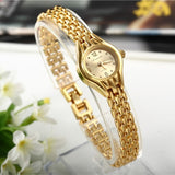 Women Bracelet Watch Mujer Golden Relojes Small Dial Quartz leisure Watch Popular Wristwatch Hour female ladies elegant watches - one46.com.au