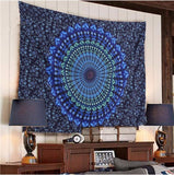 Home Furnishing Bohemian Mandala Tapestry Wall Hanging Sandy Beach Picnic Throw Rug Blanket Camping Tent Travel Sleeping Pad - one46.com.au