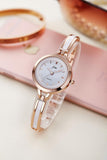 New Fashion Rhinestone Watches Women Luxury Brand Stainless Steel Bracelet watches Ladies Quartz Dress Watches reloj mujer Clock - one46.com.au
