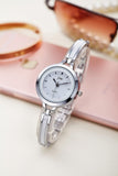 New Fashion Rhinestone Watches Women Luxury Brand Stainless Steel Bracelet watches Ladies Quartz Dress Watches reloj mujer Clock - one46.com.au
