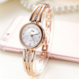 New Fashion Rhinestone Watches Women Luxury Brand Stainless Steel Bracelet watches Ladies Quartz Dress Watches reloj mujer Clock - one46.com.au