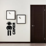 Video Game Gaming Gamer Joystick Wall Stickers Removable Children Room Game Room Wall  Art Decor Sticker - one46.com.au