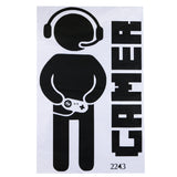 Video Game Gaming Gamer Joystick Wall Stickers Removable Children Room Game Room Wall  Art Decor Sticker - one46.com.au