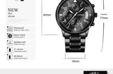 SINOBI Luxury Multifunction Sport Wrist watches Top Brand Waterproof Chronograph Watch Men Watch Clock saat relojes hombre 2017 - one46.com.au