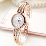 New Fashion Rhinestone Watches Women Luxury Brand Stainless Steel Bracelet watches Ladies Quartz Dress Watches reloj mujer Clock - one46.com.au