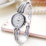 New Fashion Rhinestone Watches Women Luxury Brand Stainless Steel Bracelet watches Ladies Quartz Dress Watches reloj mujer Clock - one46.com.au