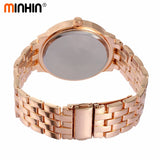 MINHIN Luxury Women Dress Watches New Design Quartz Wristwatches Fashion Casual Gold/Silver/Rose Gold Colors Bracelet Watch - one46.com.au