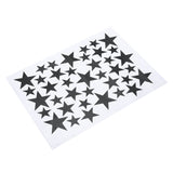 39Pcs/lot DIY Star Wall Stickers Five-pointed Star Removable PVC Home Wall Decals For Living Room Ceiling Decoration - one46.com.au