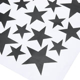 39Pcs/lot DIY Star Wall Stickers Five-pointed Star Removable PVC Home Wall Decals For Living Room Ceiling Decoration - one46.com.au