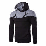 Winter Hoodies Men Sudaderas Hombre Hip Hop Mens Hoodie Decorative Pocket Patchwork Sweatshirt LM58 - one46.com.au