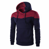 Winter Hoodies Men Sudaderas Hombre Hip Hop Mens Hoodie Decorative Pocket Patchwork Sweatshirt LM58 - one46.com.au