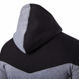 Winter Hoodies Men Sudaderas Hombre Hip Hop Mens Hoodie Decorative Pocket Patchwork Sweatshirt LM58 - one46.com.au