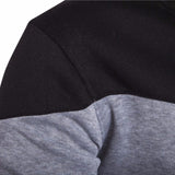 Winter Hoodies Men Sudaderas Hombre Hip Hop Mens Hoodie Decorative Pocket Patchwork Sweatshirt LM58 - one46.com.au