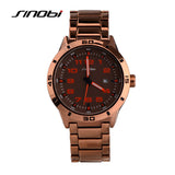 SINOBI watch men watch luxury stainless steel watches fashion auto date mens watches hour clock relogio masculino reloj hombre - one46.com.au