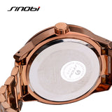 SINOBI watch men watch luxury stainless steel watches fashion auto date mens watches hour clock relogio masculino reloj hombre - one46.com.au