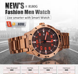 SINOBI watch men watch luxury stainless steel watches fashion auto date mens watches hour clock relogio masculino reloj hombre - one46.com.au