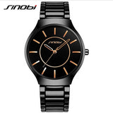 SINOBI Fashion Japan Quartz Watch Men Full Steel Watch Luxury Top Brand Male Clock Hour Business Wristwatches Relogio Masculino - one46.com.au