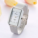 Women Bracelet Watch Silver Square Luxury Crystal Alloy WristWatches Lvpai Brand Women Fashion Men Watch Quartz Dropshiping - one46.com.au