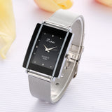 Women Bracelet Watch Silver Square Luxury Crystal Alloy WristWatches Lvpai Brand Women Fashion Men Watch Quartz Dropshiping - one46.com.au