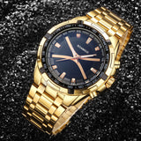 BOAMIGO brand men quartz watch luxury male dress fashion sport watches gold stainless steel gift wristwatches  relogio masculino - one46.com.au